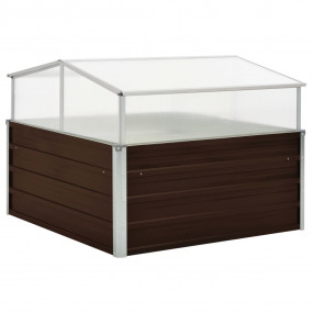 Greenhouse Brown Galvanized Steel, PC board Large Durab...