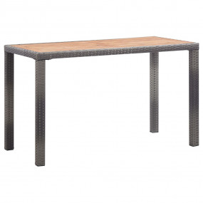 Outdoor Table Anthracite and brown