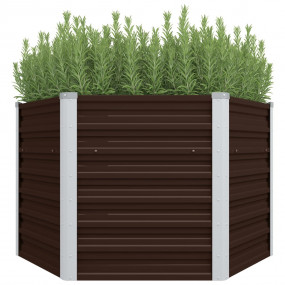 Raised Bed Brown Galvanized Steel Medium Heavy Duty