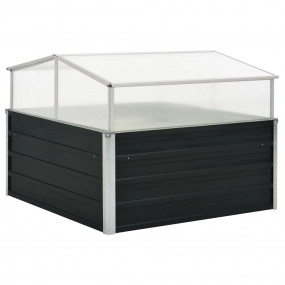 Greenhouse Anthracite Galvanized Steel, Polycarbonate M...