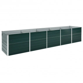 Raised Bed Green Galvanized Steel Large Durable Garden ...