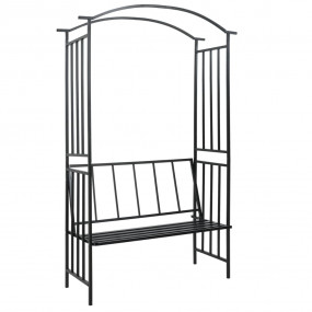 Garden Arch Black Iron Medium Decorative Inlays Garden ...