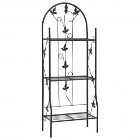 Plant Rack Black Powder-coated iron Medium Decorative I...