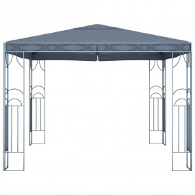 Gazebo Anthracite Steel frame, Polyester roof 10ft x 10...