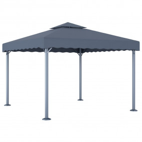 Gazebo Anthracite Aluminum, Steel, Oxford Fabric Large