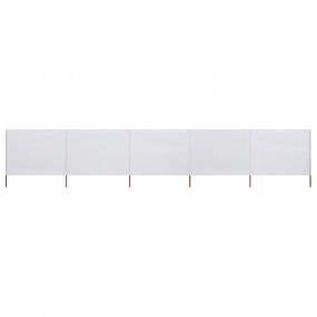 Wind Screen Sand white Non-woven fabric, wood Large  Co...