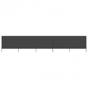 Wind Screen Anthracite Non-woven fabric, Wood 236.2 x 3...