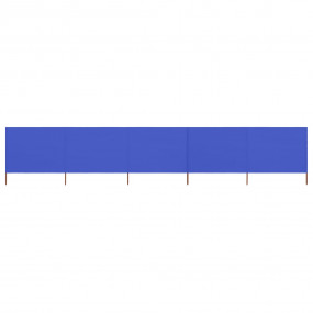 Wind Screen Azure Blue Non-woven fabric, wood 236.2 x 6...