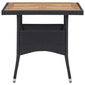 Dining Table Black and Brown