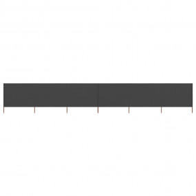 Wind Screen Anthracite Non-woven fabric 315x63in Foldab...