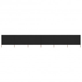 Wind Screen Black Non-woven fabric, wood 315.0 x 63.0 i...