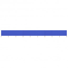 Wind Screen Azure Blue Non-woven fabric, Wood 472.4 x 3...
