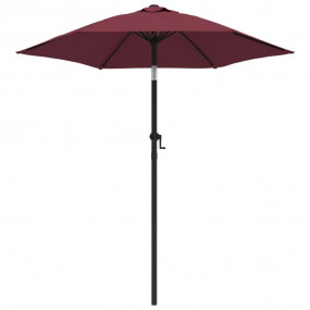 Garden Parasol Burgundy and dark grey 100% polyester, a...