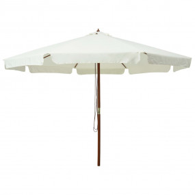 Garden Parasol Sand White