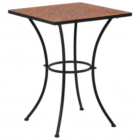 Table Terracotta Ceramic, Powder-coated Iron Medium Dur...