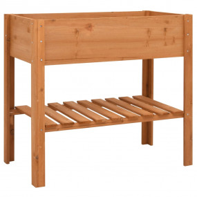 Planter Natural Wood Firwood with water-based paint Med...