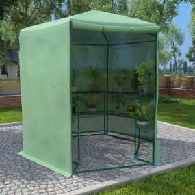 Greenhouse Green PE mesh fabric, powder-coated steel 89...