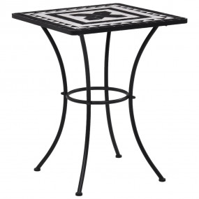 Table Black and white Powder-coated iron, ceramic 23.6 ...