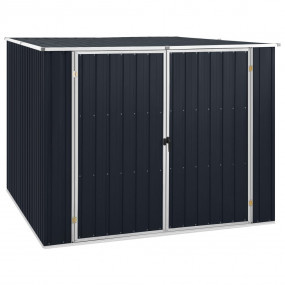 Garden Shed Anthracite Galvanized Steel Medium Garden S...