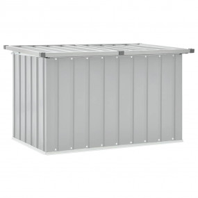 Storage Box Gray Galvanized Steel 42.9 in x 26.4 in x 2...