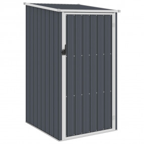 Garden Shed Anthracite Galvanized Steel Medium
