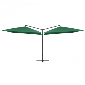 Double Parasol Green Polyester with PA coating, powder-...