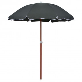 Garden Parasol Anthracite Polyester 70.9 in