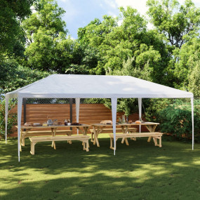 Party Tent White Polyethylene, Iron 13.1 x 19.7 ft Dura...