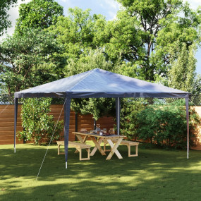 Party Tent Blue Polyethylene, Iron Large Sturdy Party T...
