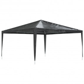 Party Tent Anthracite Polyethylene 13.1 x 13.1 ft Durab...