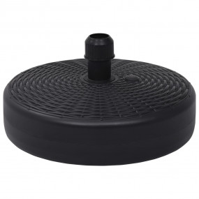 Umbrella Base Black HDPE Plastic Medium Durable Umbrell...