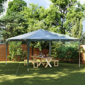 Party Tent Green Polyethylene 13x13 ft Portable Party T...