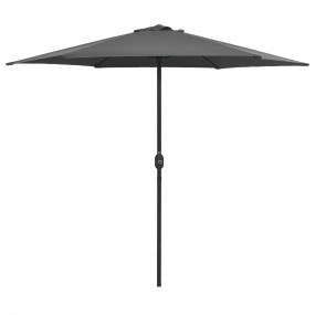 Garden Parasol Anthracite Aluminum 8.9 ft diameter
