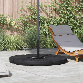 Umbrella Base Black HDPE Plastic Large Heavy Weight End...