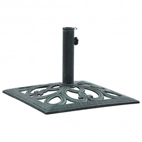 Umbrella Base Green Cast iron 26.5 lbs Durable Umbrella...