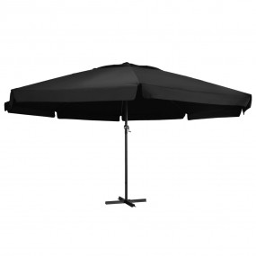 Garden Parasol Black Polyester fabric with PA coating, ...