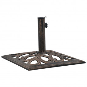 Umbrella Base Bronze Cast iron Medium Umbrella Base Squ...