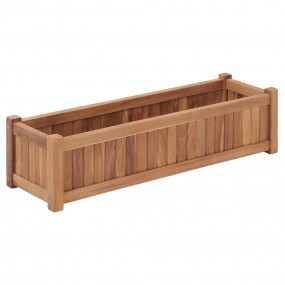 Raised Bed Teak Wood Fine sanded teak wood 39.4 x 11.8 ...
