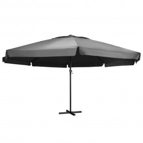 Garden Parasol Anthracite Polyester, Aluminum, Steel