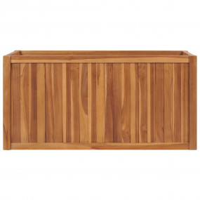 Raised Bed Teak Solid Teak Wood Medium Durable Raised B...