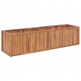 Raised Bed Natural Teak