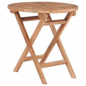 Outdoor Table Natural teak Solid teak wood Compact Fold...