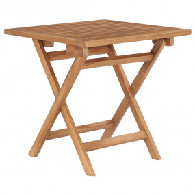 Outdoor Table Teak Solid Teak wood Small Foldable Outdo...