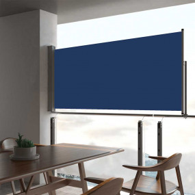 Side Awning Blue and Grey