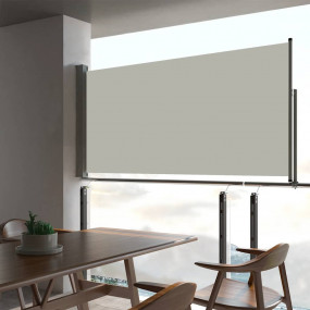 Side Awning Cream and Grey