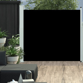 Side Awning Black Polyester with PU coating, Powder Coa...