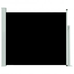 Side Awning Black screen, Grey stand