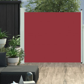 Side Awning Red screen + Gray stand