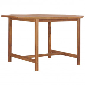 Dining Table Natural teak Solid teak wood 47.2 x 47.2 x...