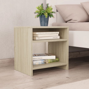 Nightstand Sonoma Oak Engineered Wood Small Sonoma Oak ...